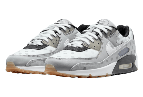 Air Max 90 White Polka Dot Sneaker (Unisex) (Up to Size 13)