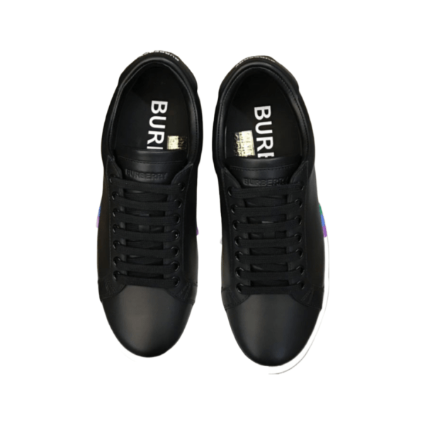 Burberry Leather Black Rainbow Shoe (Unisex)