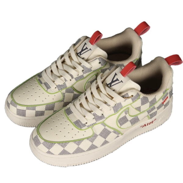 2022 Louis Vuitton x Air Force 1 Low White Checker (Unisex)