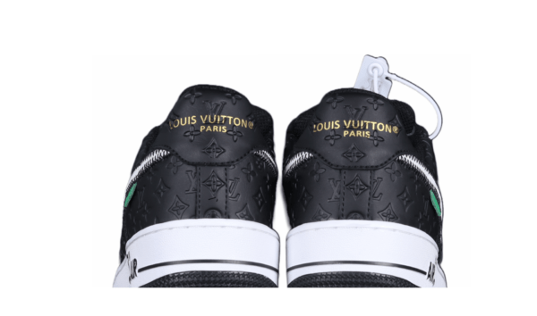 2022 Louis Vuitton x Air Force 1 Low Black White (Unisex)