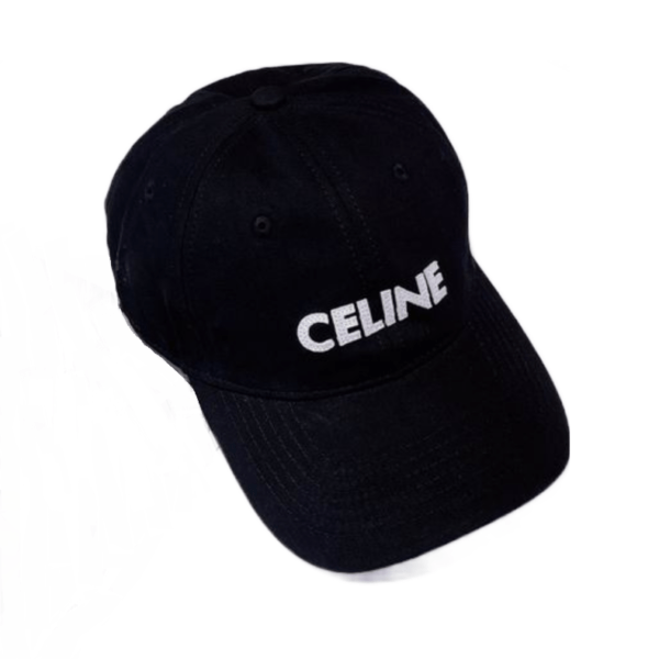 Celine Original Cotton Front Logo Adjustable Baseball Cap