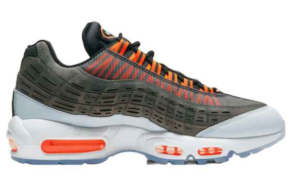 Air Max 95 Kim Jones Black Total Orange Sneaker (Unisex) (Up to Size 12)