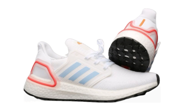 Ultra Boost 2.0 White Orange Sneaker (Unisex)