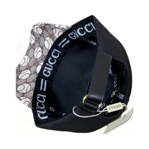 Gucci Baseball Printed GG Coated Canvas Cap 080329