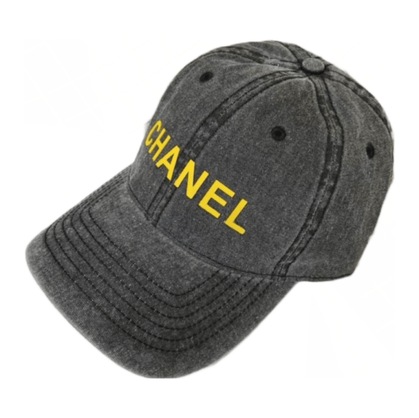 Chanel Monogram Grey Baseball Adjustable Cap