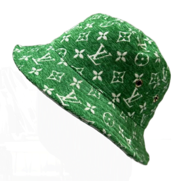 LV Green Monogram Essential Bucket Hat M77850