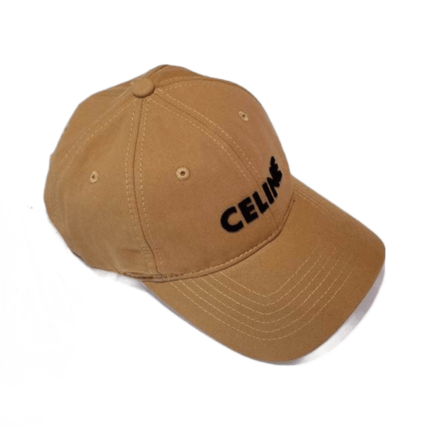 Celine Original Cotton Front Logo Adjustable Baseball Cap