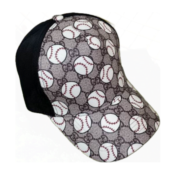 Gucci Baseball Printed GG Coated Canvas Cap 080329