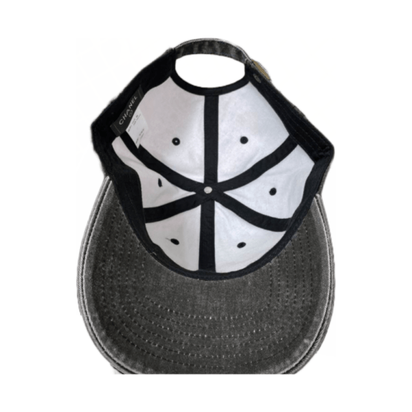 Chanel Monogram Grey Baseball Adjustable Cap