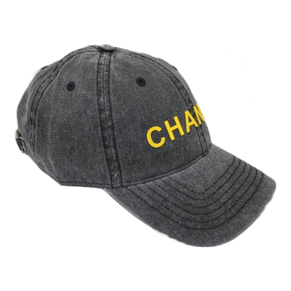 Chanel Monogram Grey Baseball Adjustable Cap