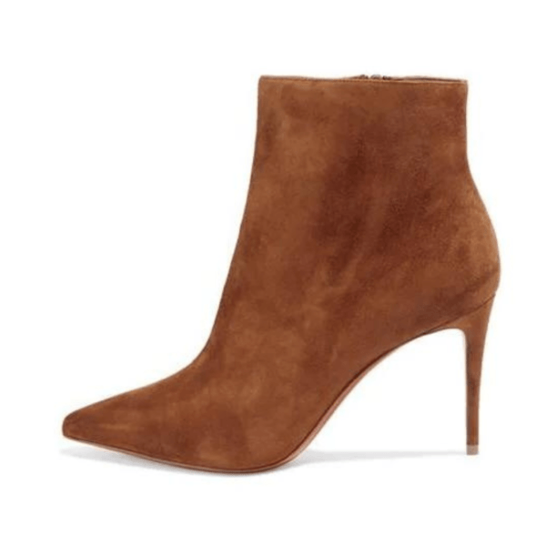 Ladies Christian Louboutin Brown Suede Bootie