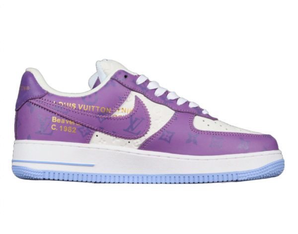 2022 Louis Vuitton x Air Force 1 Low Grape Monogram (Unisex)