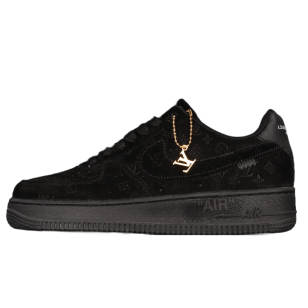 2022 Louis Vuitton x Air Force 1 Low 'Triple Black Gold' (Unisex) (SPECIAL LIMITED EDITION)