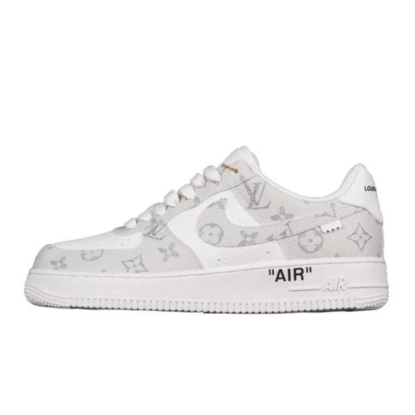 2022 Louis Vuitton x Air Force 1 Low Silver White Monogram (Unisex)