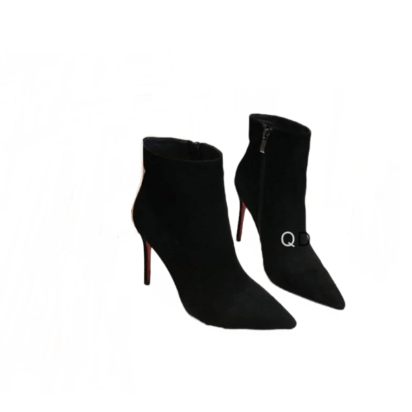 Ladies Christian Louboutin Black Suede Bootie