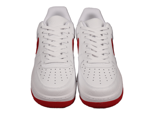 2022 Louis Vuitton x Air Force 1 Low White Red (Unisex)