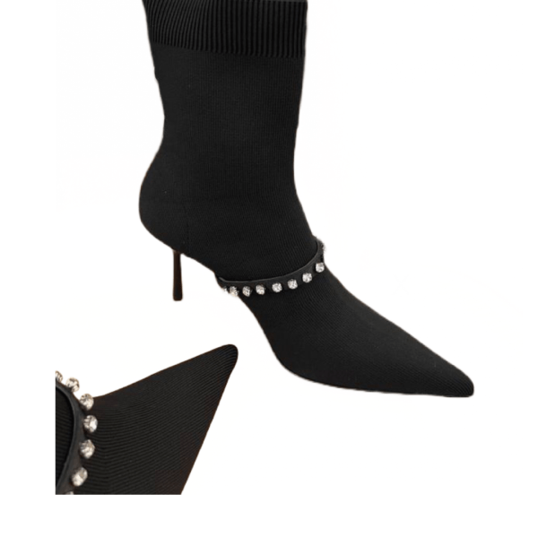 Ladies Miu Miu Technical Knit Bootie