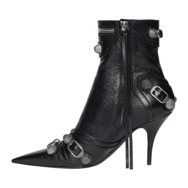 Ladies Balenciaga Black Cagole 90mm Bootie