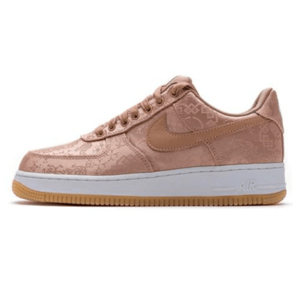 Air Force 1 Low Clot Rose Gold Silk Sneaker (Unisex) (Up to Size 12)