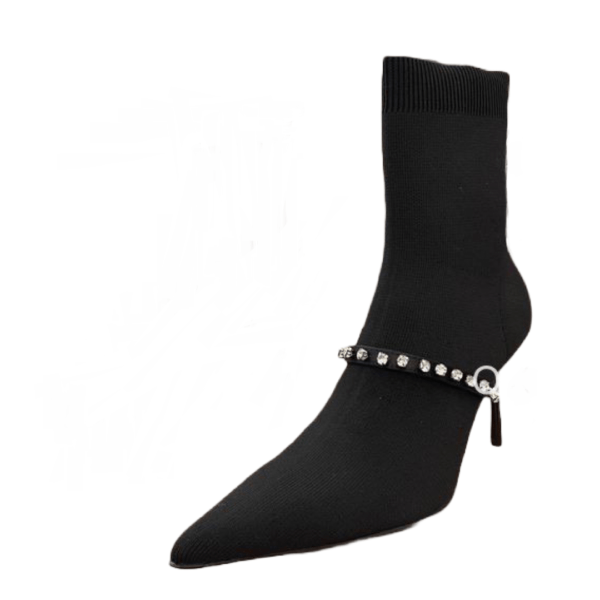 Ladies Miu Miu Technical Knit Bootie