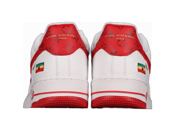 2022 Louis Vuitton x Air Force 1 Low White Red (Unisex)