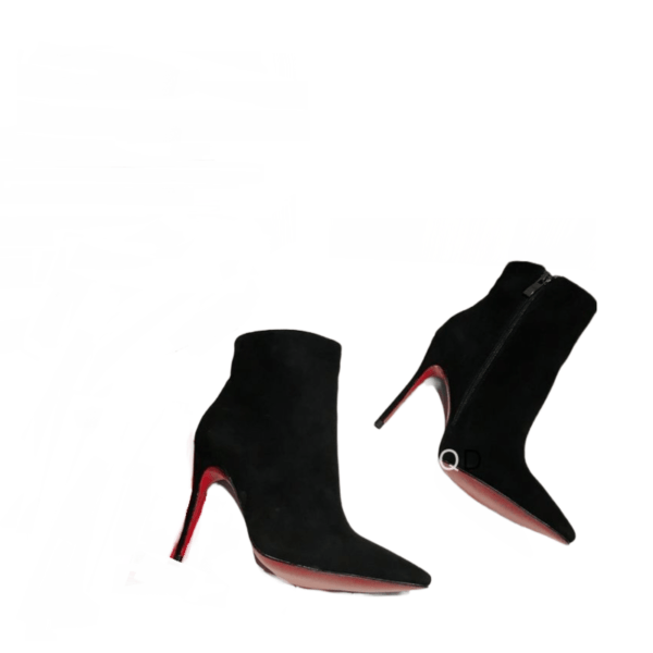 Ladies Christian Louboutin Black Suede Bootie