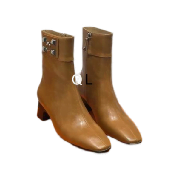 Ladies Hermes Beige Decouverte 50 Ankle Bootie