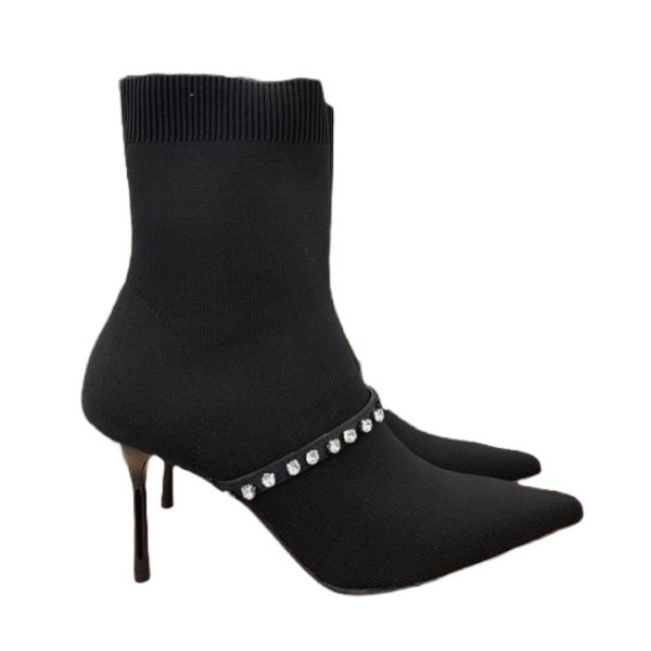 Ladies Miu Miu Technical Knit Bootie