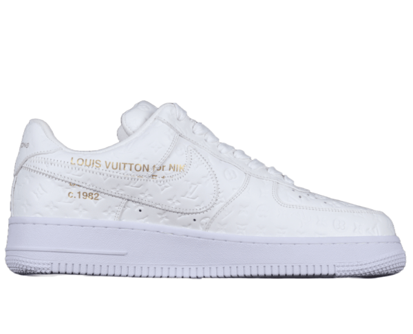 2022 Louis Vuitton x Air Force 1 Low 'Triple White' (Unisex)