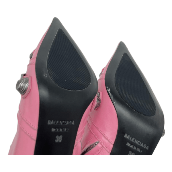 Ladies Balenciaga Pink Cagole 90mm Bootie