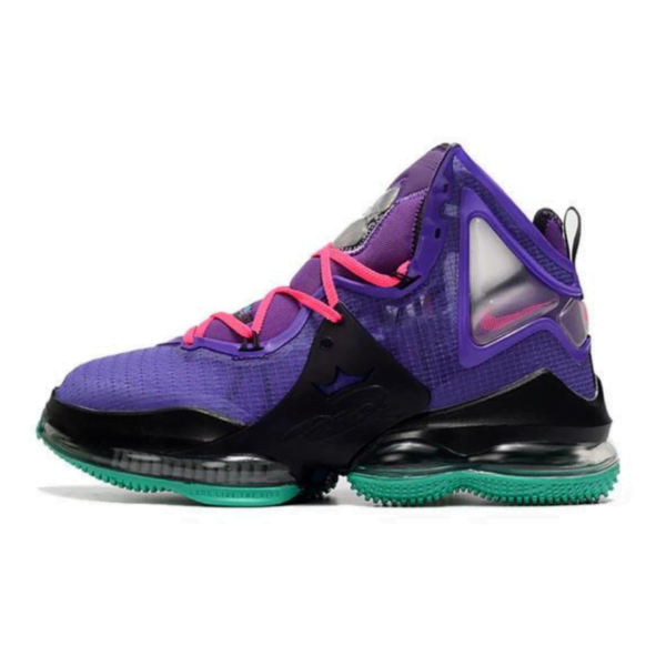 LeBron 19 Purple Teal Rainbow Shoe (Unisex)