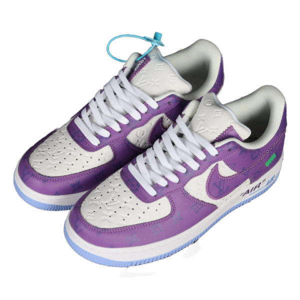 2022 Louis Vuitton x Air Force 1 Low Grape Monogram (Unisex)