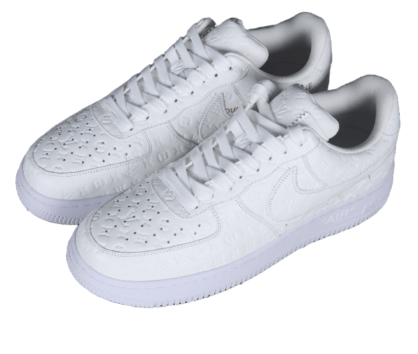 2022 Louis Vuitton x Air Force 1 Low 'Triple White' (Unisex)