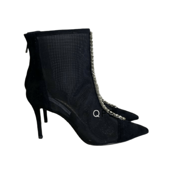 Ladies Jimmy Choo Black Suede Bing Boot 100