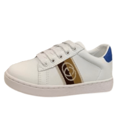 Kid's Gucci Ace 'Interlocking G - White Blue' (Unisex)