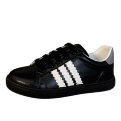 Kid's Gucci X Adidas Black Leather Shoe (Unisex)