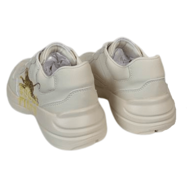 Kid's Gucci Ivory Tiger Rhyton Shoe (Unisex)