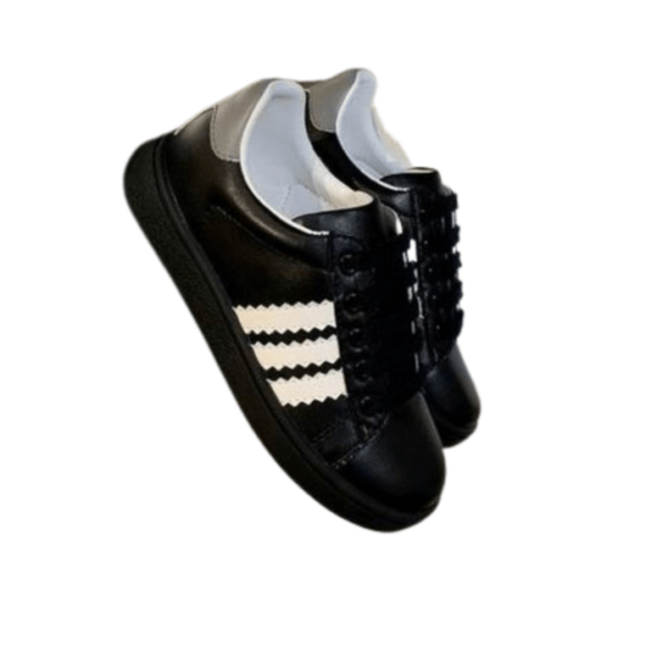 Kid's Gucci X Adidas Black Leather Shoe (Unisex)