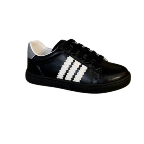 Kid's Gucci X Adidas Black Leather Shoe (Unisex)