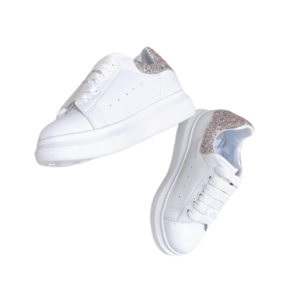 Kid's Alexander McQueen Oversize Crystal Embellished Shoe (Unisex)