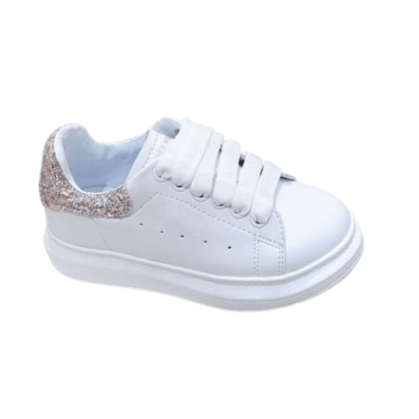 Kid's Alexander McQueen Oversize Crystal Embellished Shoe (Unisex)