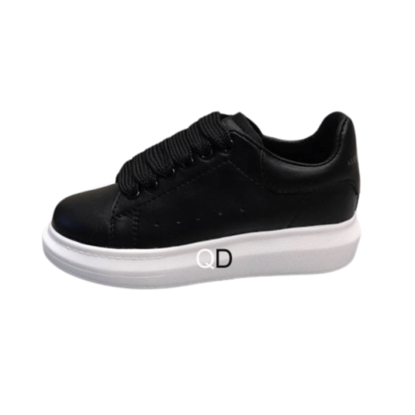 Kid`s Alexander McQueen Black Oversized Lace-up Shoe (Unisex)