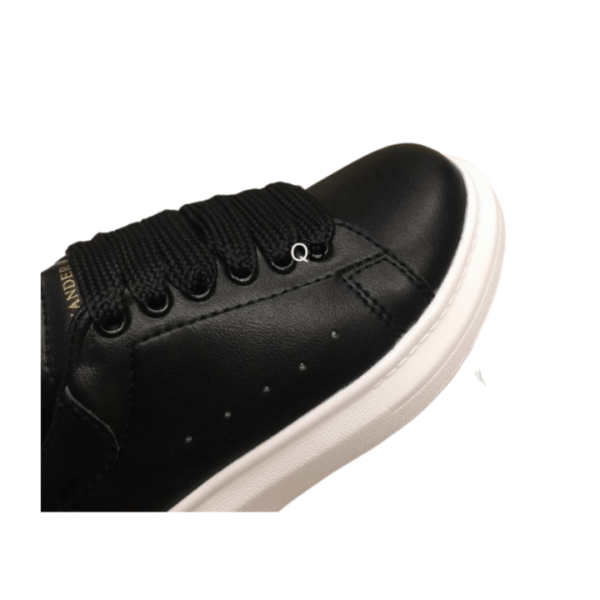 Kid`s Alexander McQueen Black Oversized Lace-up Shoe (Unisex)