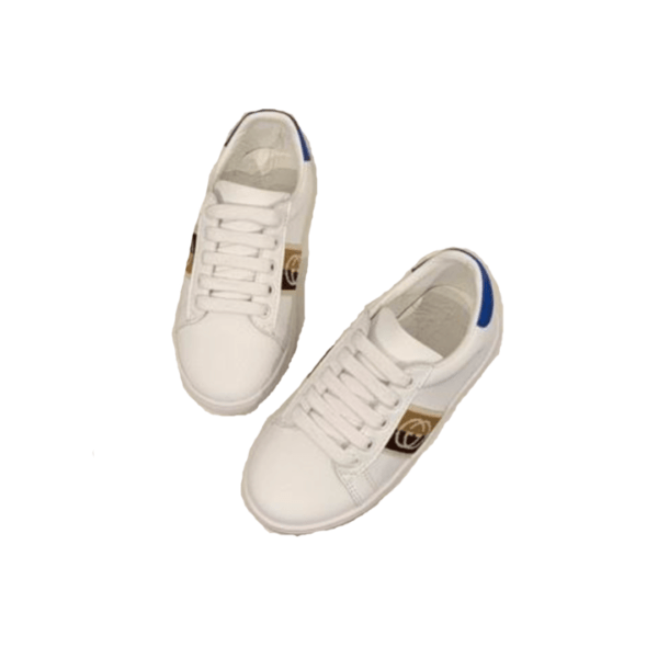 Kid's Gucci Ace 'Interlocking G - White Blue' (Unisex)