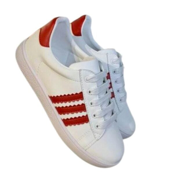 Kid's Gucci X Adidas Red White Leather Shoe (Unisex)