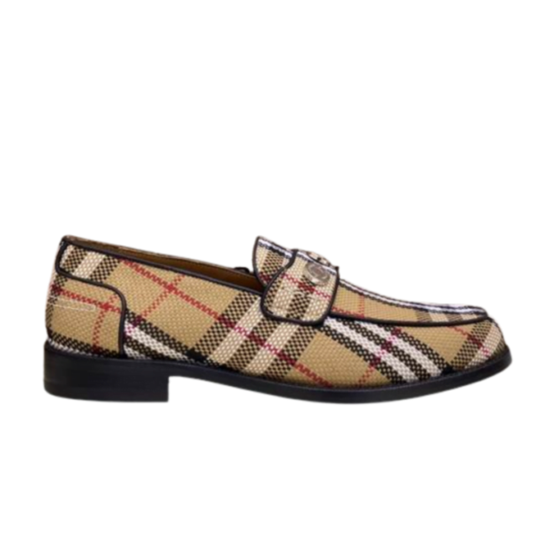 Men's Burberry Beige ‘Broadbrook’ Loafer Shoe - Image 4