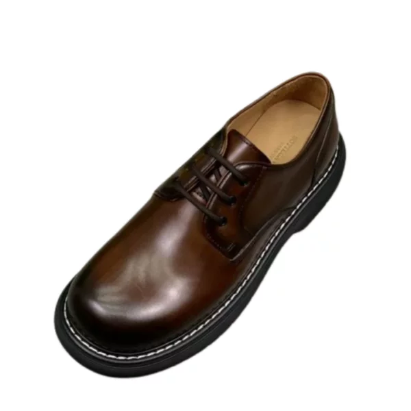 Men's Bottega Veneta Brown Lug Hiking Lace-up Shoe - Image 4