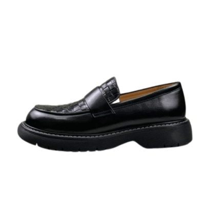 Men's Bottega Veneta Black Lug Loafer Shoe