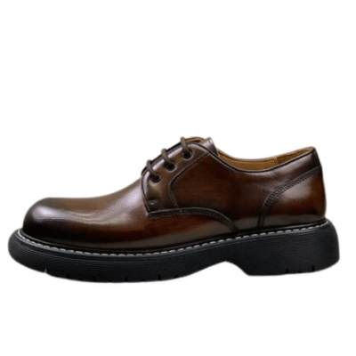 Men's Bottega Veneta Brown Lug Hiking Lace-up Shoe