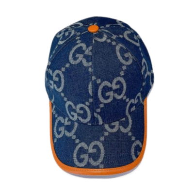 Gucci Blue GG Denim Baseball Cap 071327